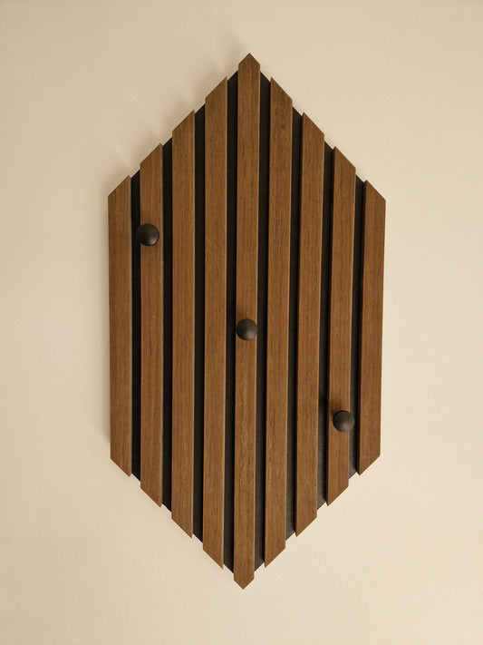 Acoustic coat rack